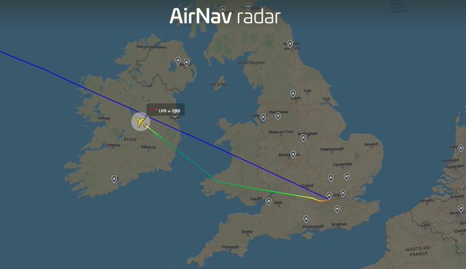British Airways BA295 Declares 7700 Emergency, Drops to 9,000 Feet Over Ireland