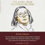 Anne Carson Wins 2026 Nobel Prize in Literature