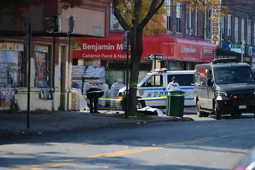 body found in garbage bag Brooklyn