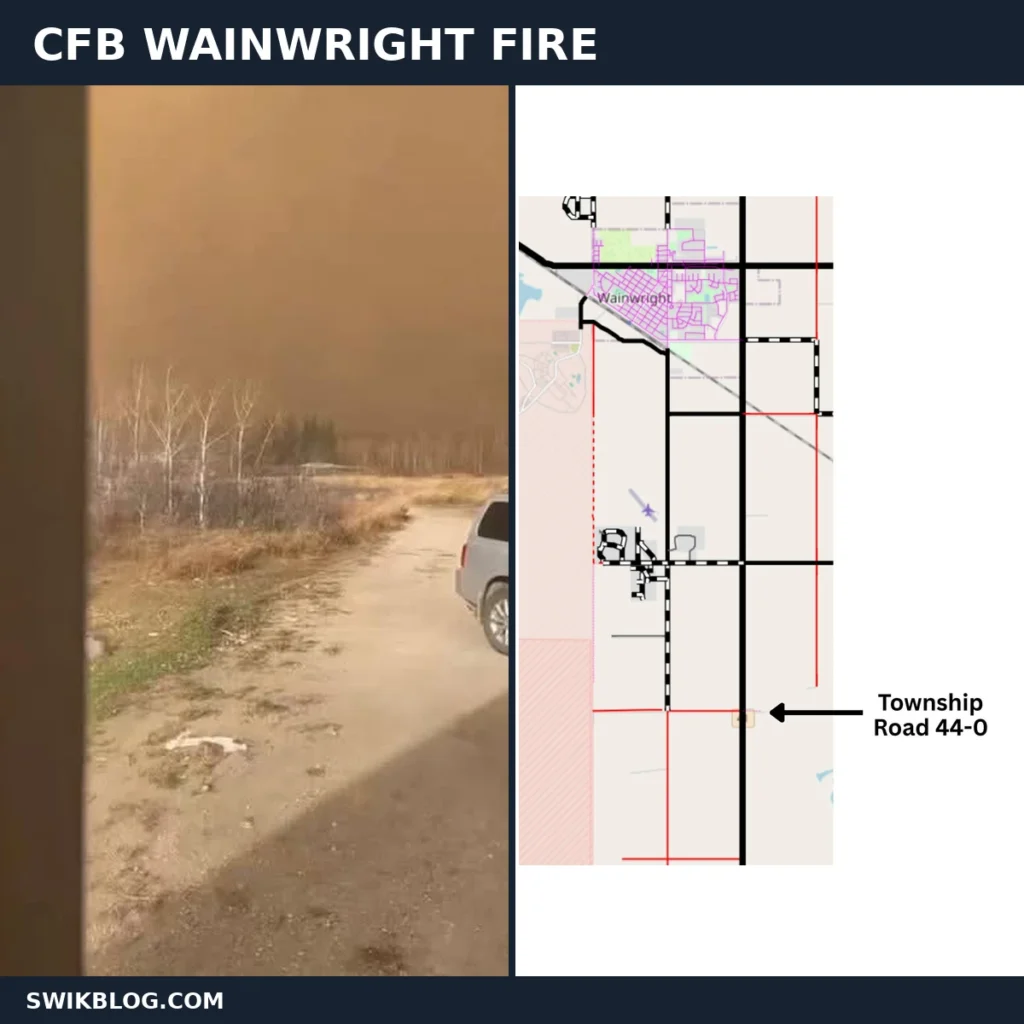 CFB Wainwright Fire Spreads Beyond Base as MP Reports Casualties