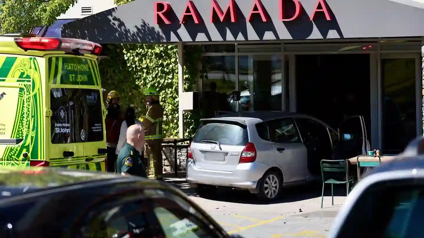 Queenstown Hotel Crash: Car Reportedly Hits Diners Before Smashing Into Ramada Entrance