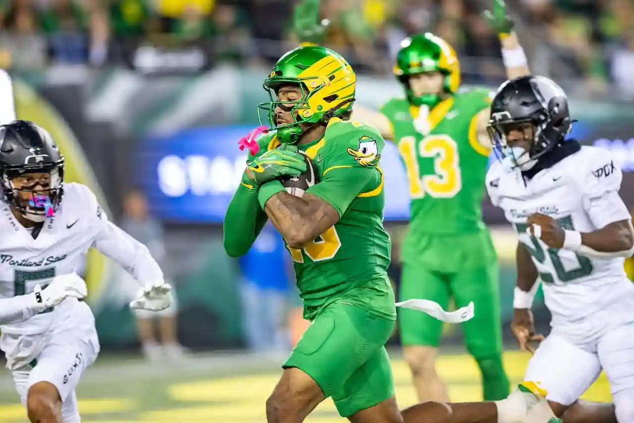 Oregon WR Messiah Hampton Arrested After High-Speed Chase — Faces 2 Felony Charges
