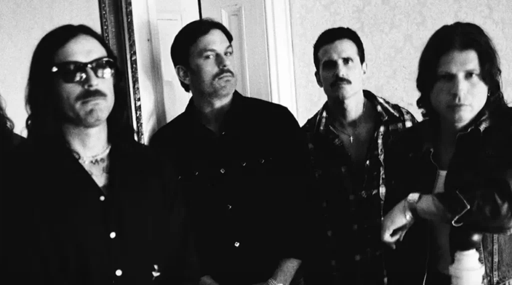 Kings of Leon band ahead of their Auckland concert at Live at the Domain on February 24, 2027.