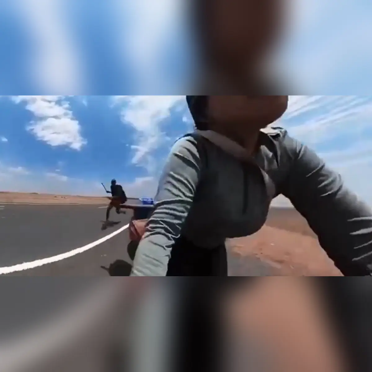 Moroccan Cyclist Faces Machete-Wielding Man During Solo Ride in Kenya