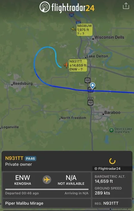 Wisconsin Plane Crash Kills 6, Including Child: Final Flight Details Emerge