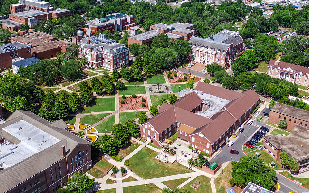 Florida A&M University campus in Tallahassee, Florida, near Bragg Memorial Stadium