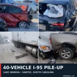 40-Vehicle Pile-Up on I-95 Bridge Near Santee Leaves Several Injured