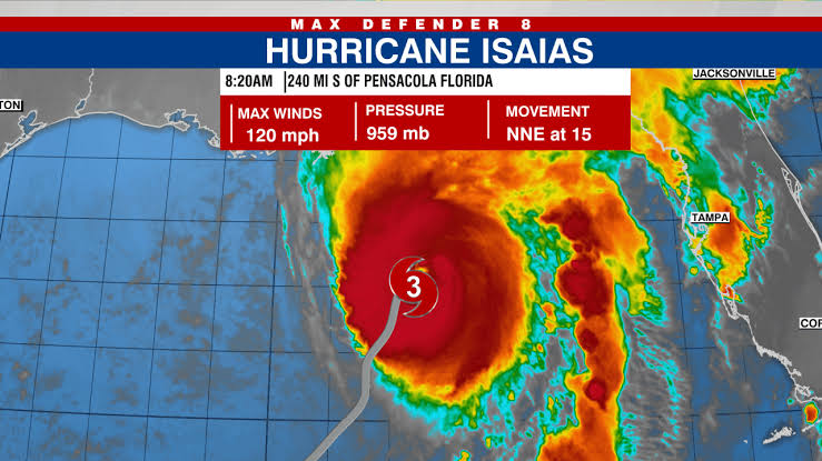 Hurricane Isaias Category 3