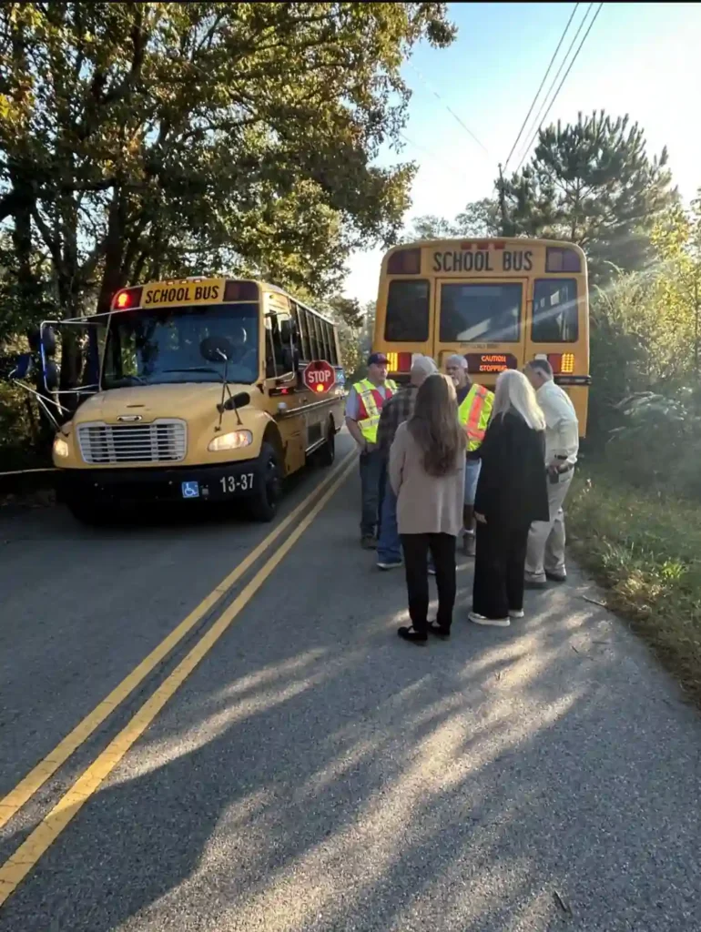Students Safe After School Bus and Car Collide Near Arab, Alabama
