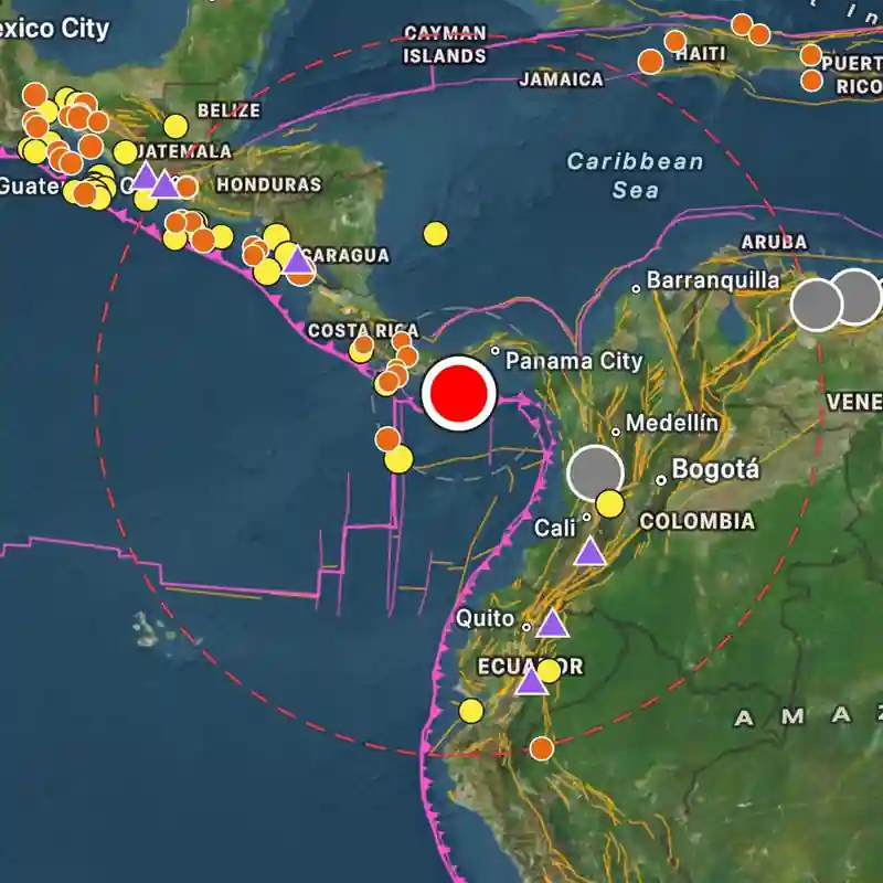 Panama earthquake 7.8